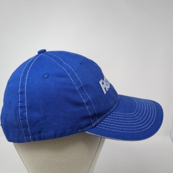 Fastenal Strapback Baseball Cap Blue One Size Adjustable Embroidered 6 Panel - Picture 5 of 10